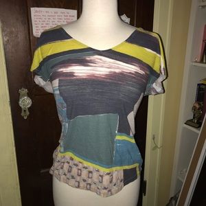 Anthropologie Scoop Back Tee